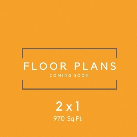 a sign that says floor plans coming soon